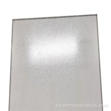 Gjennomsiktig frostet solid polykarbonatplate